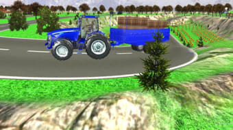Village Tractor Games:Chained Tractor Offroad Game