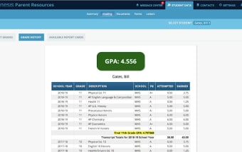 Montville Cumulative GPA Calculator