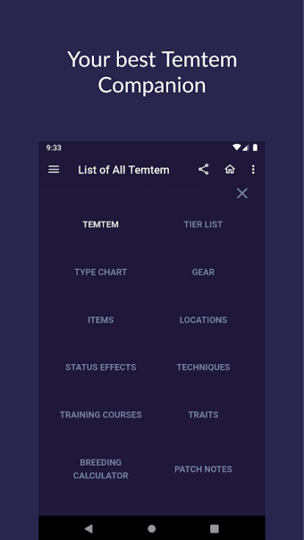 Tempedia - Temtem Guide Companion