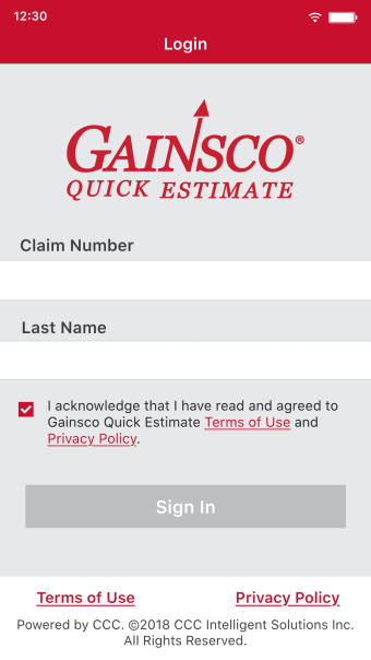 Gainsco Quick Estimate