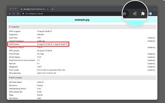 Exif Metadata Viewer