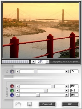 Optical Gradient Filter Photoshop Plug-in