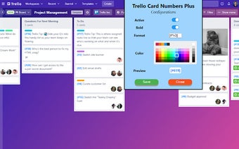 Trello Card Numbers Plus