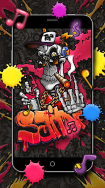 Graffiti Skull - Street Art Live Wallpaper