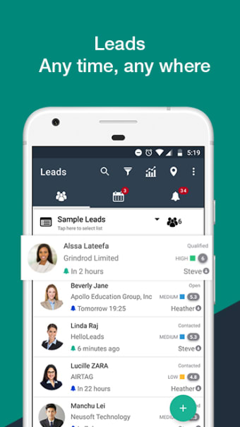 HelloLeads CRM - Sales Tracker
