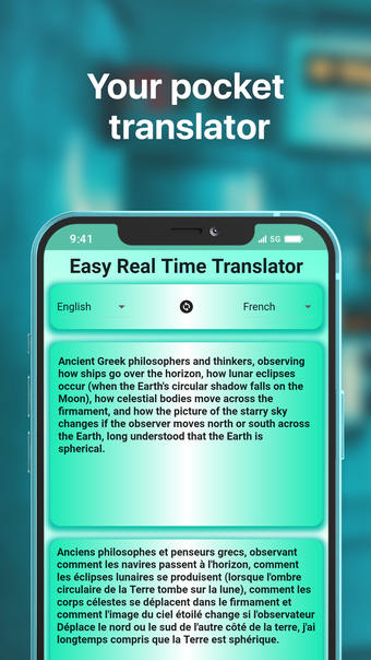 Easy Real Time Translator