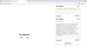 Text Snippets