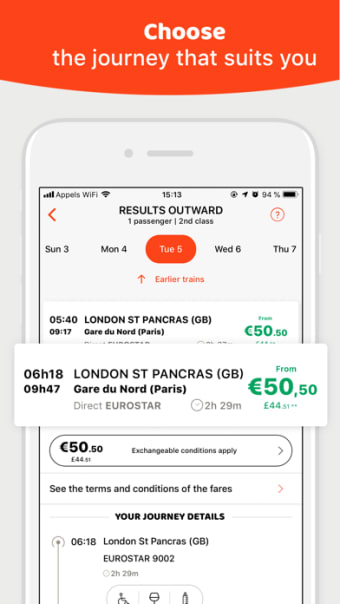 OUI.sncf: Train  Bus tickets