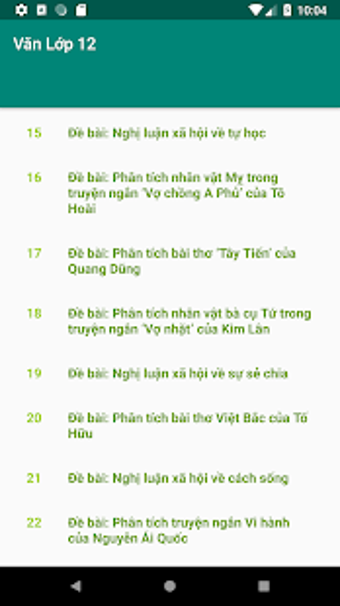 Những bài văn hay lớp 12