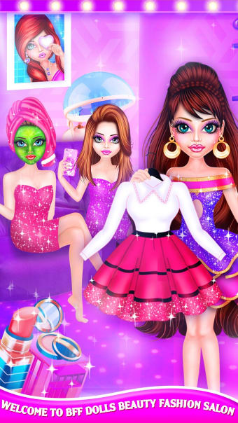 BFF Dolls : Beauty Contest Fashion Salon makeover