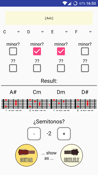 Chords Transposer Free