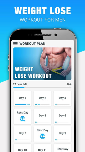 Weight Loss - Workout For Men  Home Exercise Apps