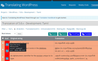 WordPress Translation Filler Extended