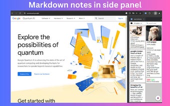 matrixNote - notes in side panel