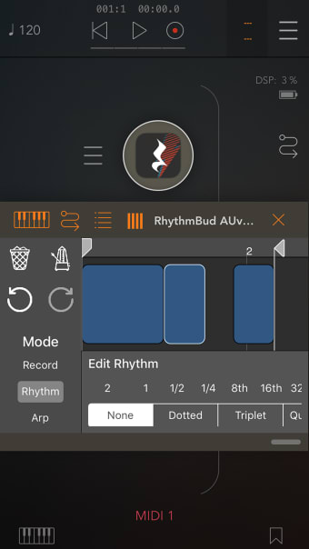 RhythmBud - AUv3 MIDI FX