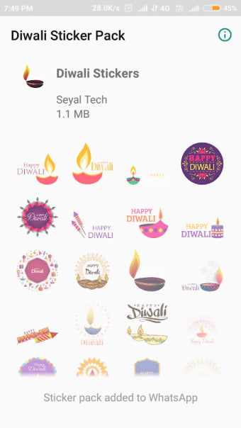 Diwali Stickers for WhatsApp