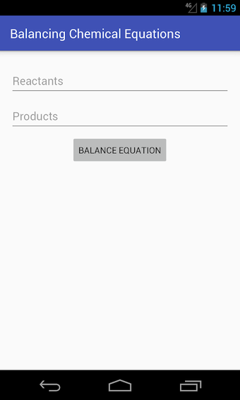 Balancing Chemical Equations