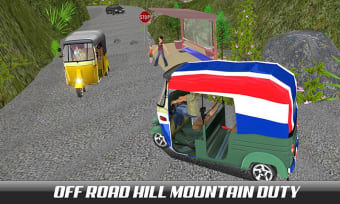 Mountain Auto Tuk Tuk driver - Offroad Rickshaw 3D