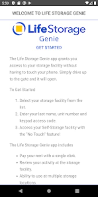 Life Storage Genie