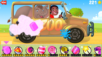 A Funny Car Wash Children Game