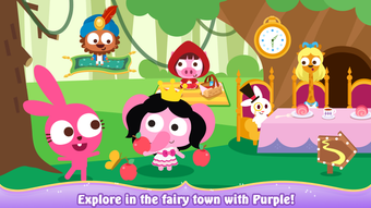 Purple Pink Fairy Tale Town