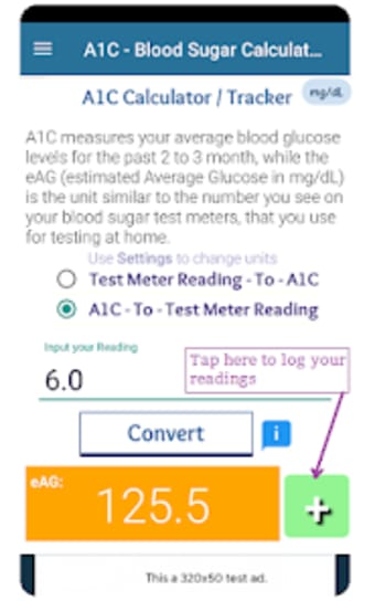 A1C Calc n Track for Diabetes
