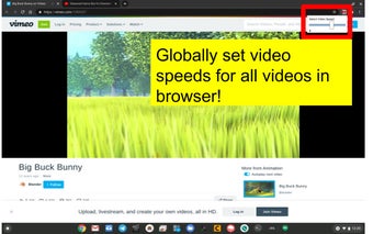 Set Video Speed Globally