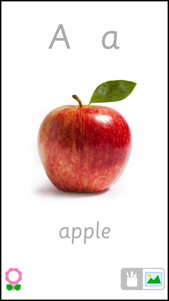 A for Apple Alphabets Flashcards for Preschool Kids