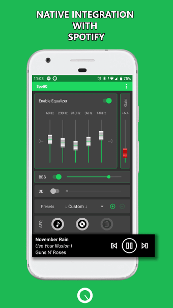 SpotiQ - Sound Equalizer and Bass Booster