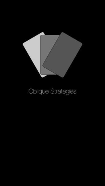 Joeys Oblique Strategies