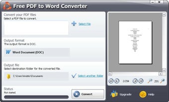 Free PDF to Word Converter