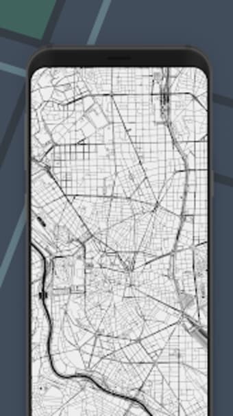 Sphaera  - Minimalistic Maps As Wallpaper