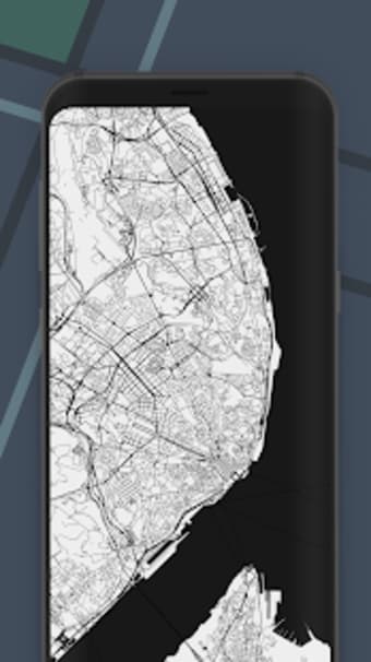 Sphaera  - Minimalistic Maps As Wallpaper