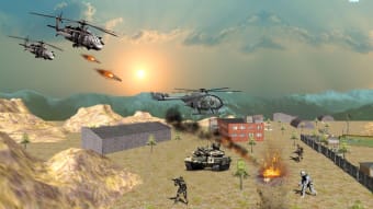 Gunship Helicopter Strike Special Forces War