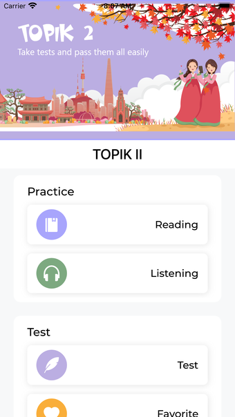 TOPIK 2 TEST PRACTICE KOREAN