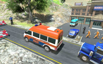Real Police Van Driving Games