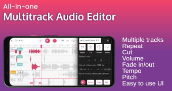 Multitrack Audio Editor - Audio Mixer Music maker