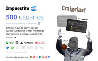 Impuestito: precio real juegos en Argentina