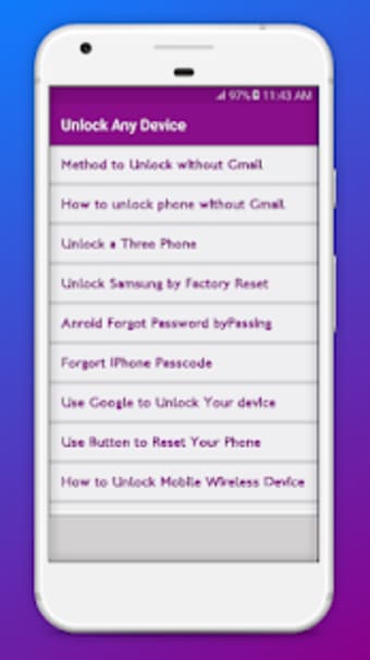 Unlock any Phone Guide