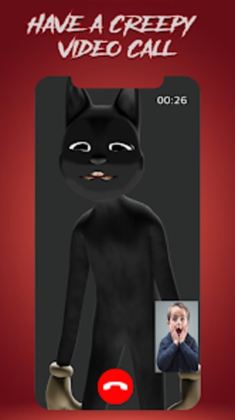 Scary Cartoon Cat Call  Chat