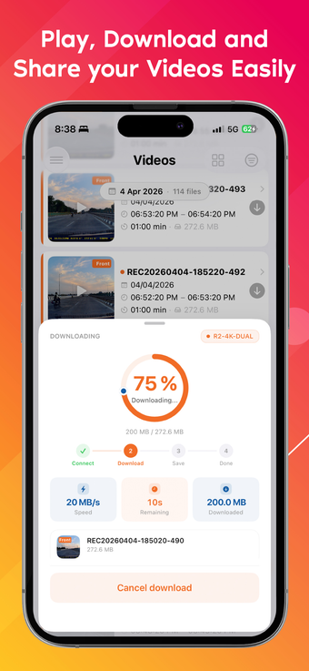 Rove Dash Cam for iPhone - Download