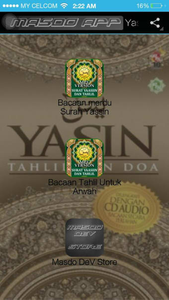 Yassin dan Bacaan Tahlil Arwah - MP3
