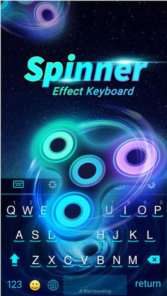 Fidget Spinner Keyboard Theme