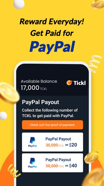 Tickl: Earn Money  Real Cash