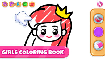 Girls Coloring Games for Kids