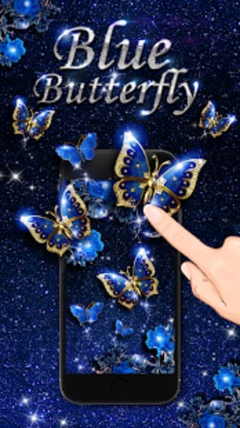 Blue Butterfly Live Wallpaper