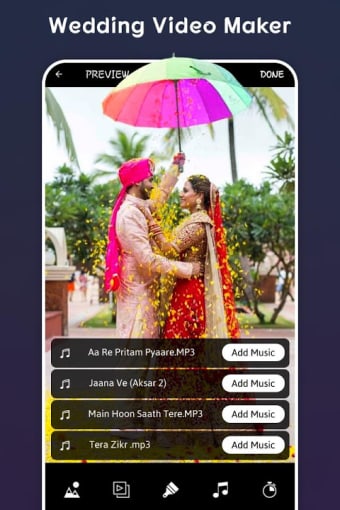 Wedding Video Maker of Photos with Song