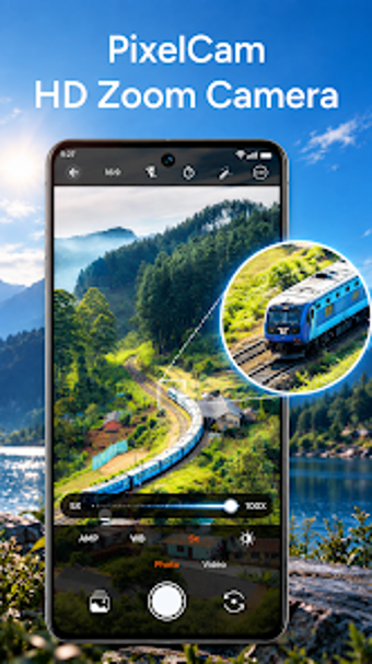 PixelCam: Digital Camera HD untuk Android - Unduh