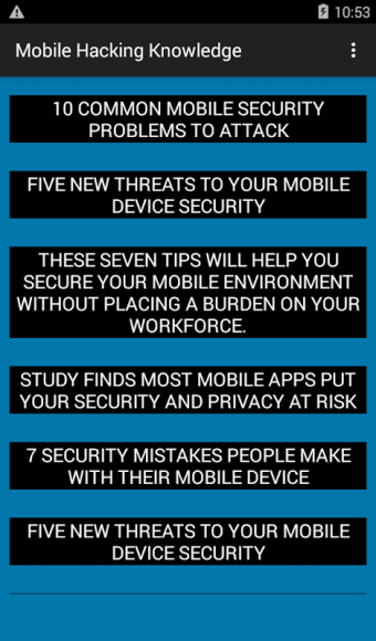 Mobile Hacking Knowledge