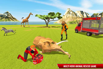 Multi Hero Animal Rescue: Robot Shooting Games